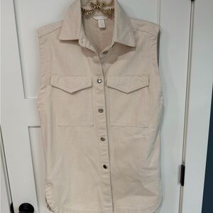 H&M Cream Textured Vest